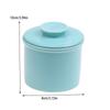 Ceramic Butter Cup Yellow Oil Tank Water Sealed With Lid Cheese Sealed Tank Creative Western Style Butter Box