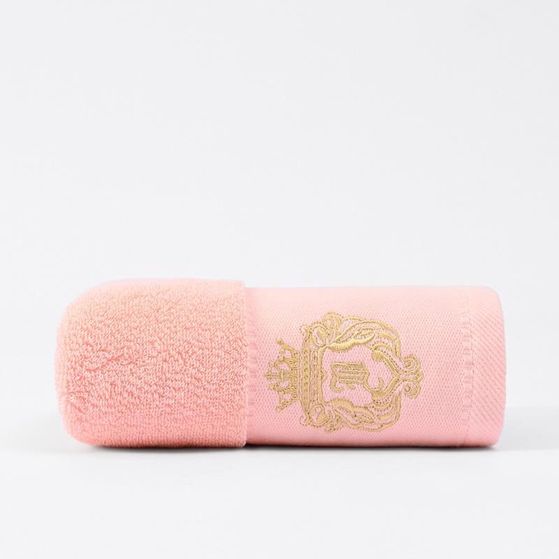Luxury Five-Star Hotel Quality Pure Cotton Towels, Thickened, Absorbent & Soft, Customizable with Embroidered Logo for Home Use 34x74