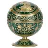 Retro Ashtray WLid Globe Eagle Green Zinc Alloy Smoking Accessories Decorative Ornament