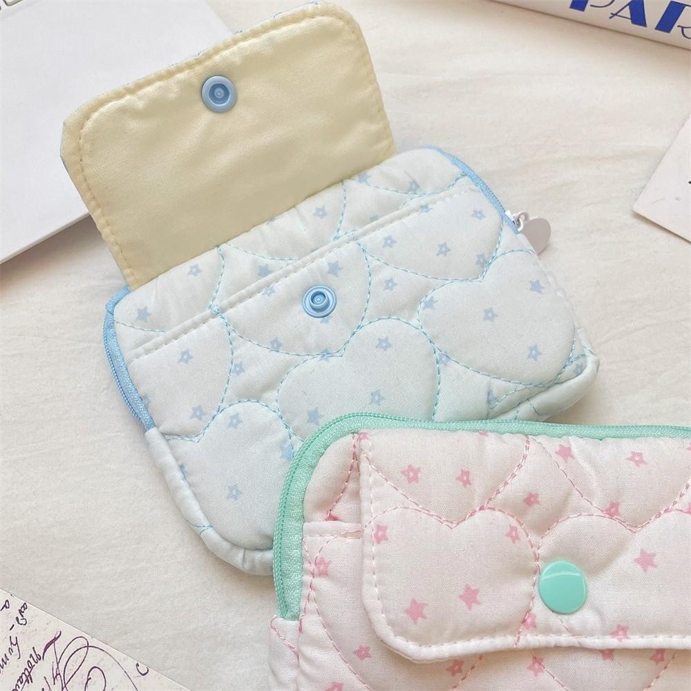 Cute Heart Shape Heart Card Holder Star Shape Portable Card Bag Multifunctional Coin Purse Travel