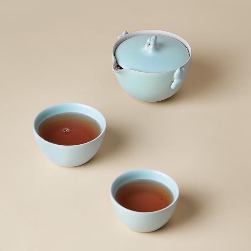 Wanqiantang Ceramic Quick Brew Travel Tea Set