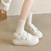Cute thick-soled thin board shoes Velcro 22 new casual shoes student
