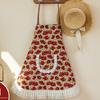 Anti Staining Kitchen Apron Stylish Hanging Neck Apron Practical Work Clothes  BBQ
