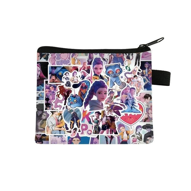 Witch Hunters Change Bag Coin Storage Bag Wallet Short Portable Key Card Bag Cartoon Bag