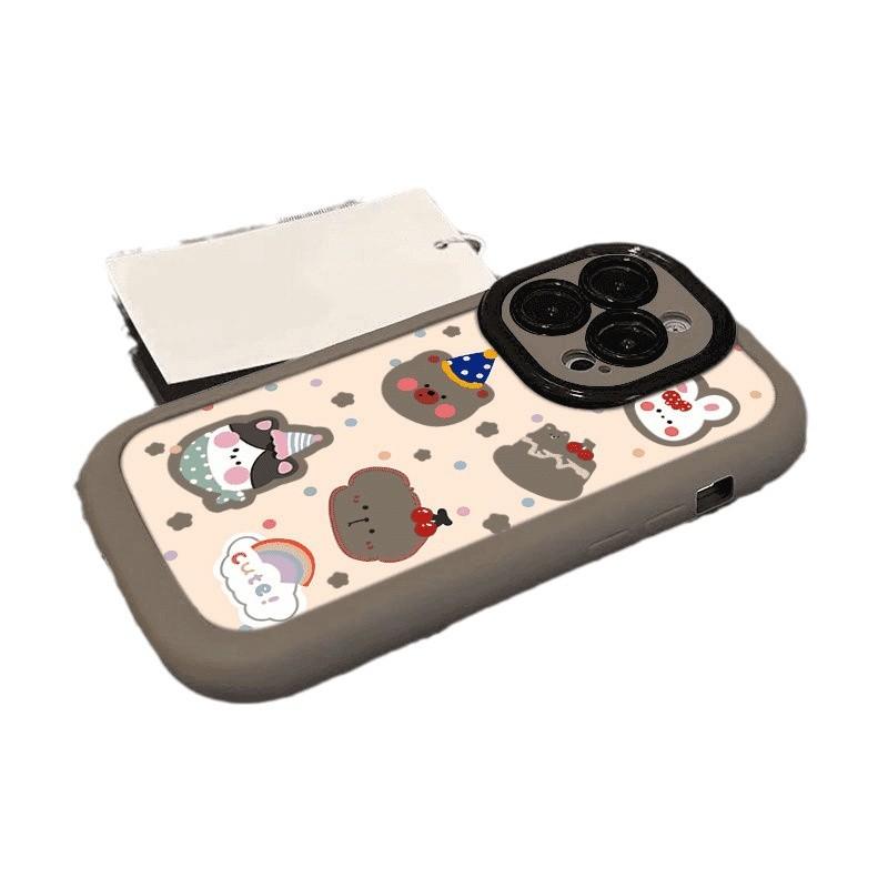 Cute Cake Puppy Suitable for 17 Apple 15 Mobile Phone Case Huawei Mate60oppo Xiaomi 14vivo Honor 10