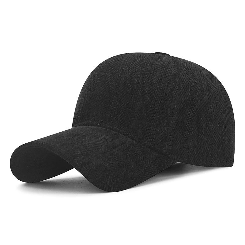 Spring Autumn Winter Solid Color Baseball Cap Couple Hat