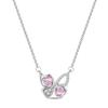 New 925 Silver Butterfly Bow Necklace For Women Birthday Anniversary Jewelry Gifts