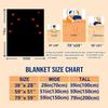 1PC Halloween Throw Thin Blanket Skull arts black cats Flowers Gifts for friends Couch Bed Car Home Camping all season use