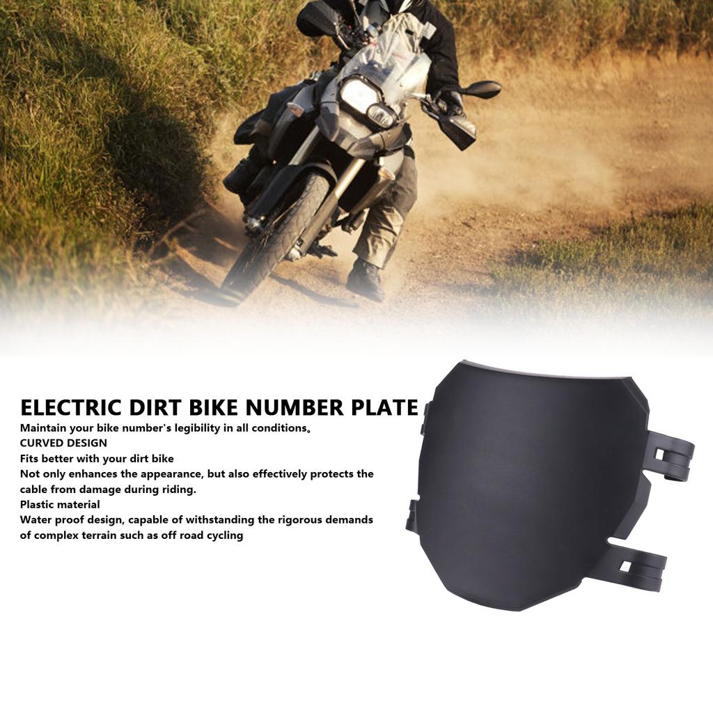 Electric Dirt Bike Number Plate Replacement for SurRon LBX Electric Bike Water Proof Talaria Sting MX3/R MX4 MX5