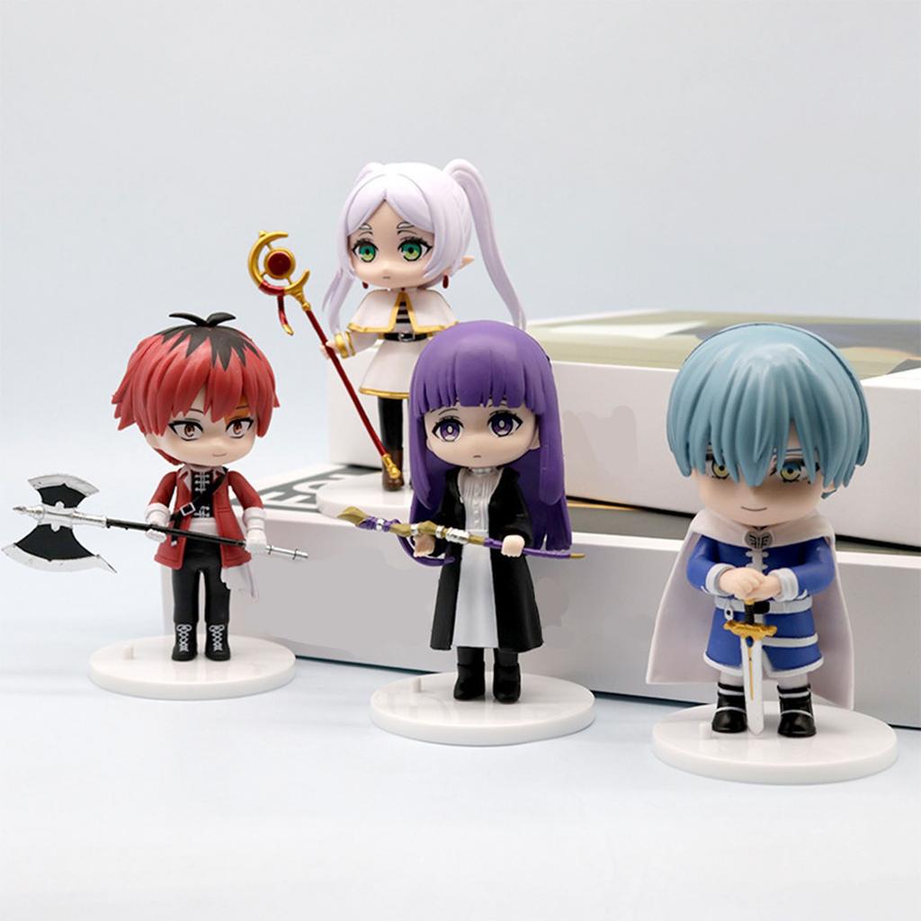 12pcsCute Figurines Desktop Decoration, Desktop Ornaments, Gifts For Anime Lovers, Cake Decorations, Car Ornaments