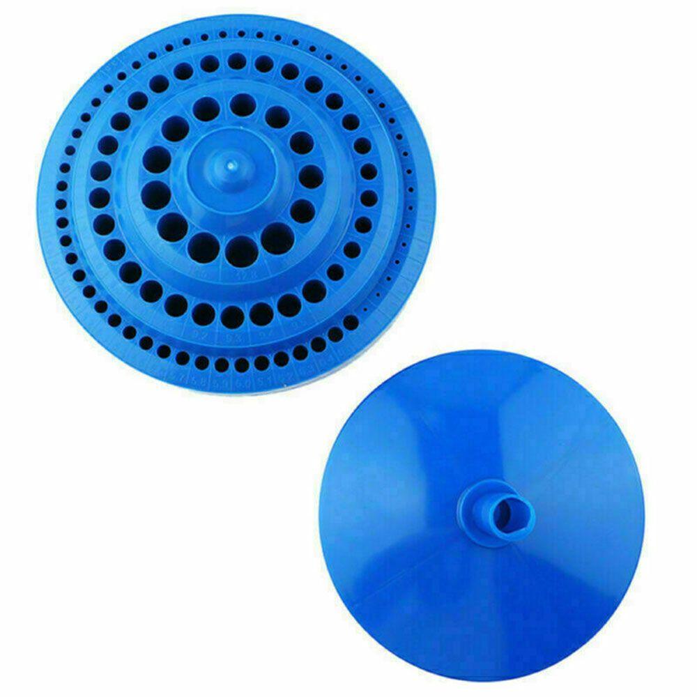 Στρογγυλό Σχήμα 100 Τρύπες Θήκη για Μύτες Δράπανου Θήκη για Μύτες Περιστροφικού Εργαλείου για Αποθήκευση Μυτών Δράπανου