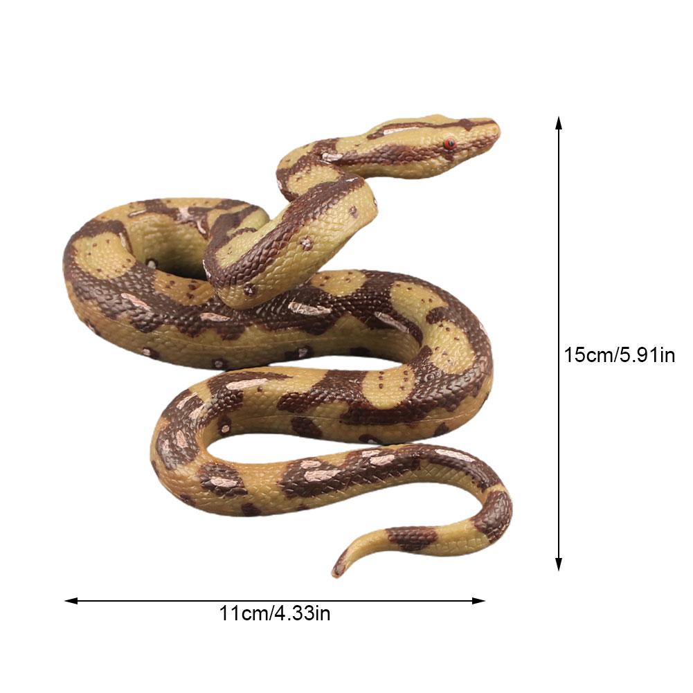 Funny Large Realistic Rubber Snake Prank High Simulation Model Fashion Halloween Tricky Toys Realistic Fake Snake Toy