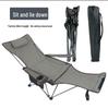 Portable Outdoor Folding Lounger with Backrest - Ideal for Fishing, Camping, Leisure, Beach, and Sleeping.