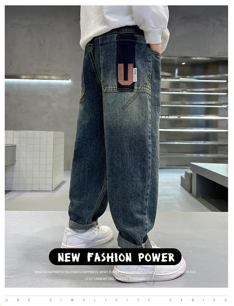 Boys' Trendy Jeans: 2025 Spring/Autumn Style Casual Long Pants for Kids