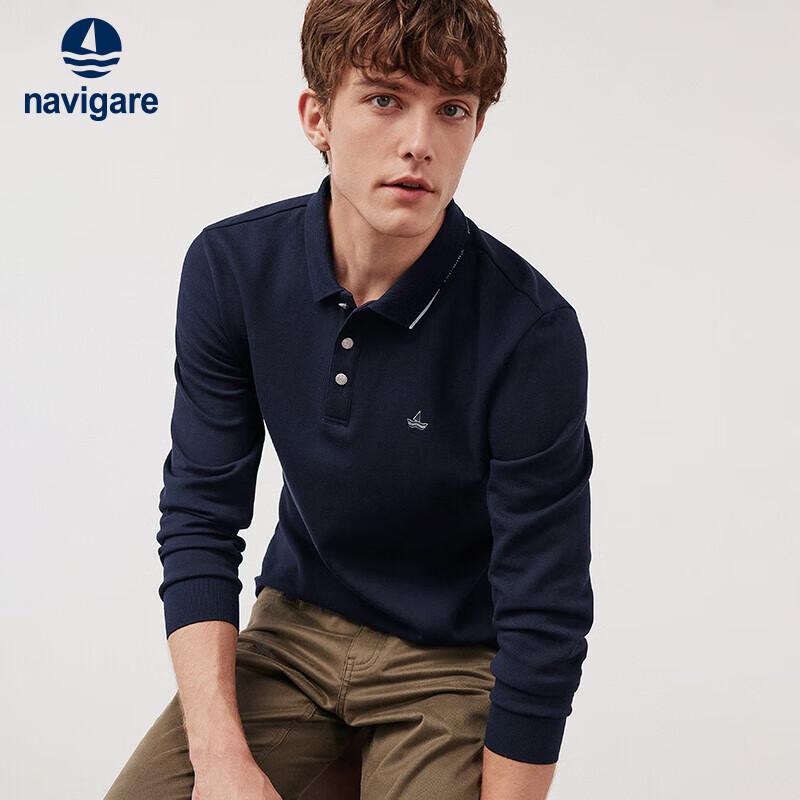Navigare Men's Long-Sleeve Polo Shirt 1335024503