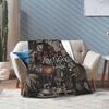 The Vampire Diaries Printed Blanket For Men Women Warm Cozy Fluffy Throw Blankets for Couch 50x60 Inches Multiple Sizes