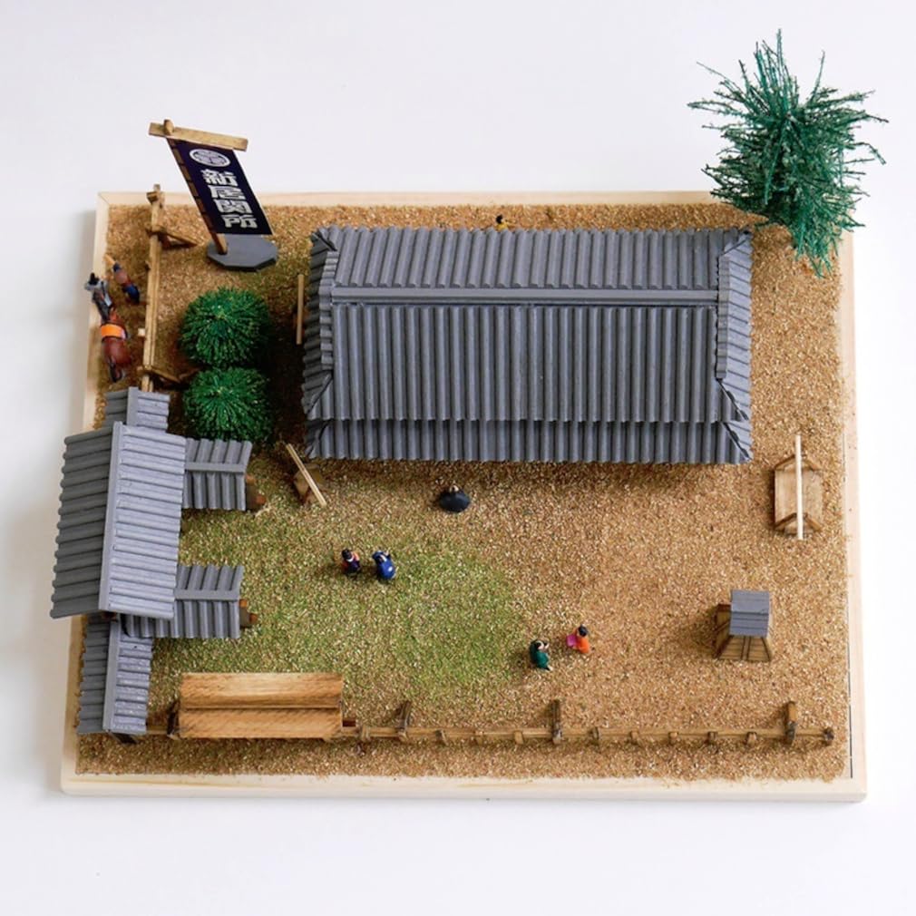 Woody Joe Fifty-three Stations of the Tokaido: Arai Barrier, Wooden Model Assembly Kit (Scenery)