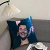 Styles H-Harry Styles British singer Cushion Cover Reversible Plush Pillow Cover – For car, sofa, bedroom, perfect as a gift.