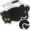 Minimalist Silk Cat Litter and Feeding Mat - Trap, Cute, Easy to Clean