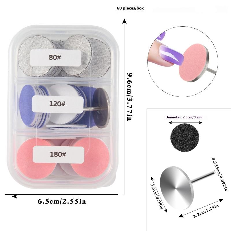 25 MM Pedicure Disc With Replaceable Sanding Paper Set For Calluses Removal Electric Universal Foot Files Dead Skin Cleaner Tool