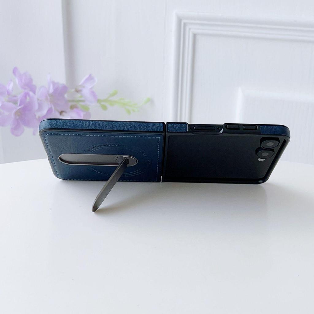 Samsung Z Flip7 Armor Shield Rotating Stand Magnetic Case