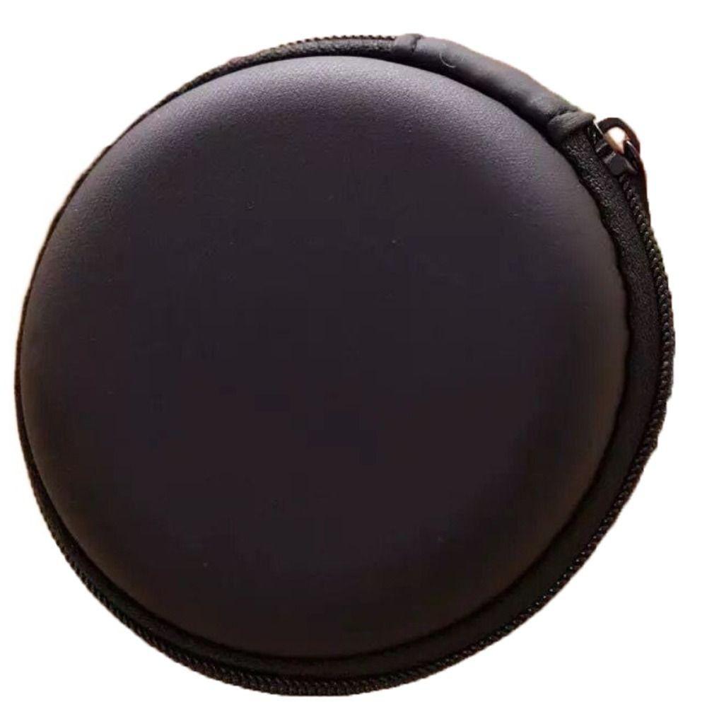 

Ударопрочный круглый чехол для наушников Пылезащитный чехол для наушников EVA для путешествий оранжевый