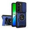 KEYSION Magnetic Phone Case for VIVO Y21d Y31 5G Y19S Pro Slide Camera Protection Upright Kickstand Ring Shockproof Back Cover