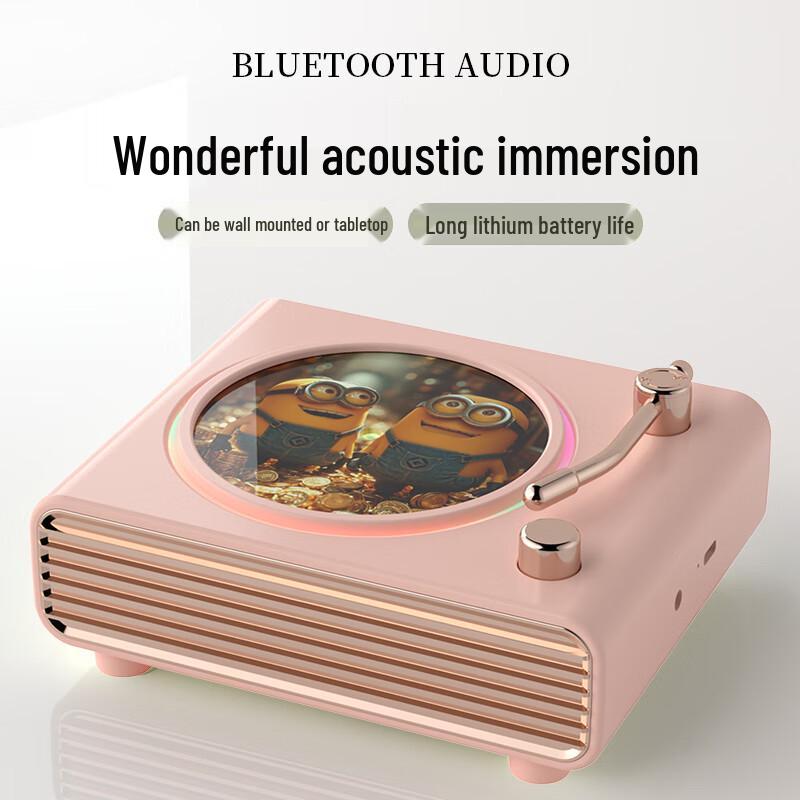 Retro Bluetooth Speaker - Stylish Birthday Gift for Friends, Boys or Girls. High-Quality Ornament with Vintage Design.