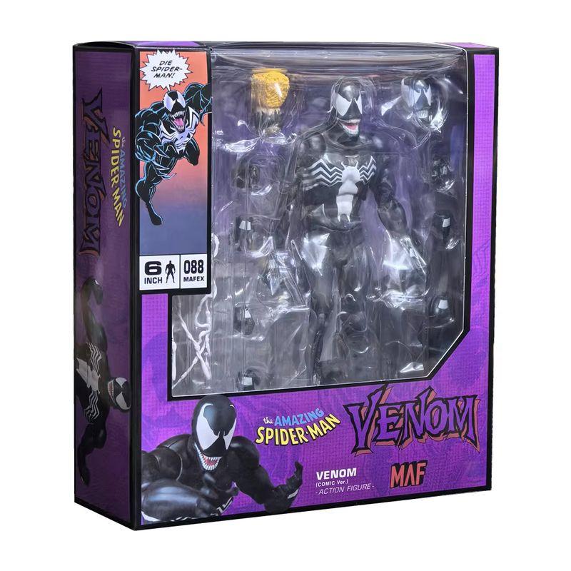 Venom Marvel - Spider-Man Mafex 088 Action Figure Venom S.H.Figuarts Carnage Venom Hand Joint Movable Collector Miniature Playthings Present
