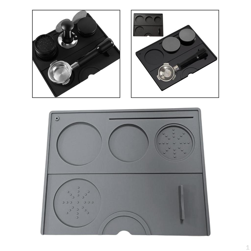 Podložka na kávový tamper, Silikonová podložka na pěchování espressa pro baristické nářadí