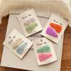 2pcs/set Cute Jelly Color Korean Fashion Kids Girl Hair Clip Triangle Candy Sweet Barrttes for Children BB's Clip Headwear