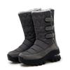 Women's Boots Anti-slip Waterproof Winter Snow Boots Outdoor Thick Bottom Winter Shoes Thick Plush Medium Boots Platform Boots