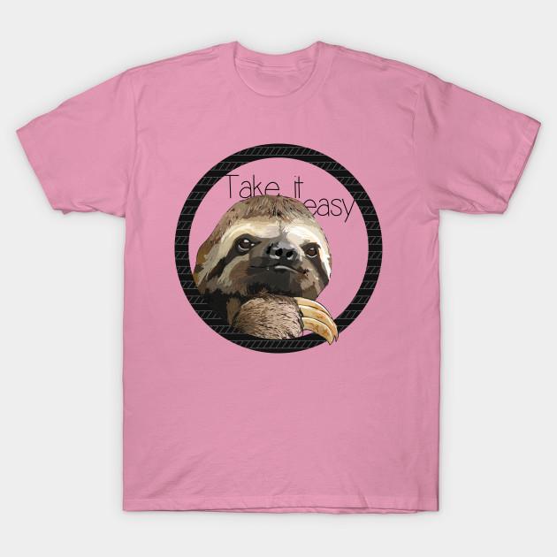 T-Shirt Damen Faultier Down Harajuku Print Kawaii T-Shirt Sommer Kurzarm Damen T-Shirt Top Tee