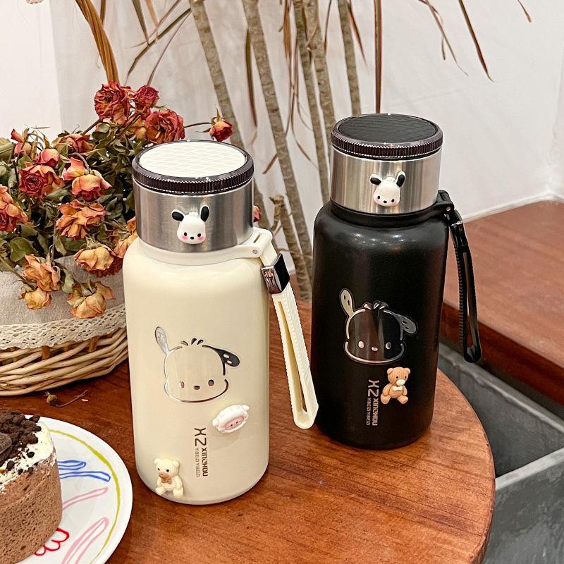 Big Cap Thermos Cup Portable Office Water Cup Girls Stylish Cute Couple Mugs Creative Durable Durable Useful Useful
