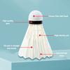 12Pcs Professional Badminton Shuttlecocks Tournament Grade Training Badminton Shuttlecocks High Speed Stable Flight Sport Accessories