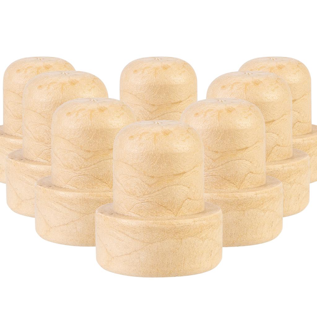 50x SYNTHETIC MUSHROOM CORKS 20.5mm BOTTLE STOPPER WINE BOTTLES