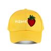 Vibrant Strawberry Vinyl Decal Home Decor Baseball Cap Fashion Unisex Sunhat Womens Outdoor Sports Snapback Cap