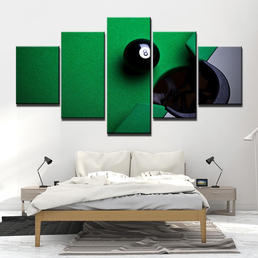 

Снукер 5 шт. HD Wall Art Печать HD Печать плакатов Картины Маслом Гостиная Домашний Декор Фотографии