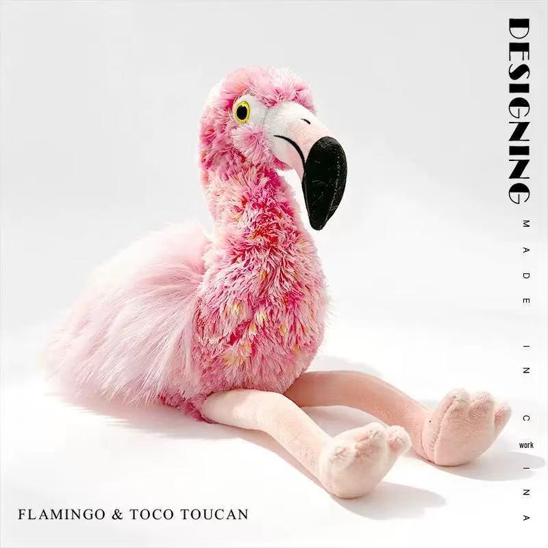 Flamingo Plush Toy for Children s Early Education and Zoo Souvenir