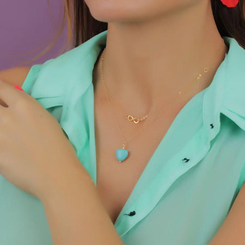 European and American exaggeration, simple and versatile collarbone chain accessories women, side chain thick chain temperament street 