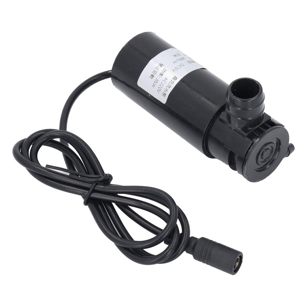 DC 12V Submersible Pump Waterproof Low Noise Centrifugal Pump for Fountains Swimming Pools Aquariums