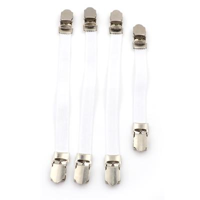 4 PCS Ironing Board Cover Clip Fasteners Tight Fit Elastic Brace Ties Straps Grip Accessories