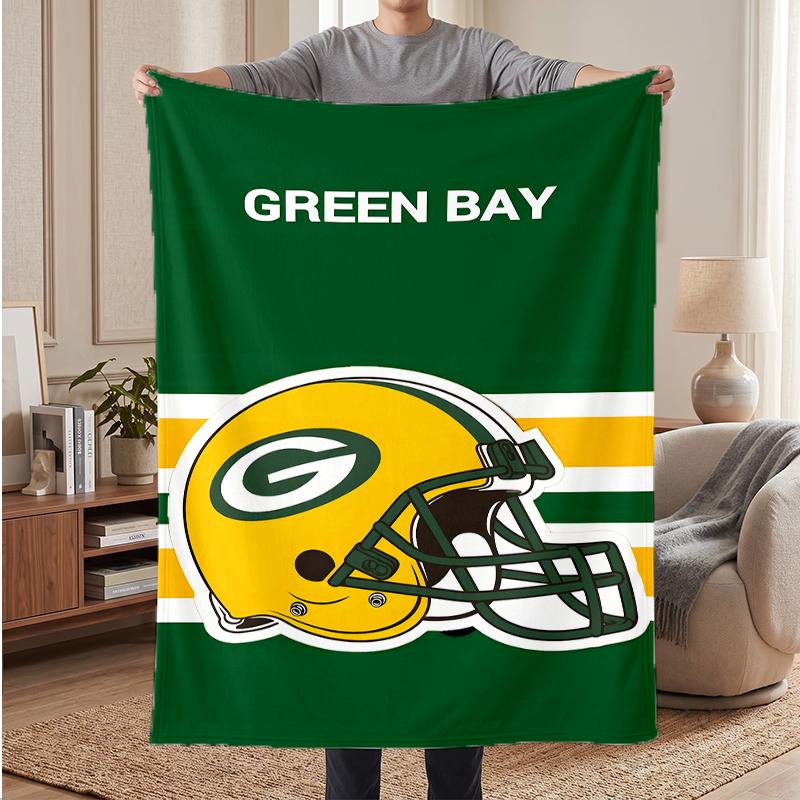 Green Bay Packers Měkké teplé flanelové deky Pohodlná deka pro domácí dekoraci a jako dárek