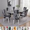 Geometric Printed Stretch Chair Cover For Dining Room Office Banquet Elastic Armchair Protector