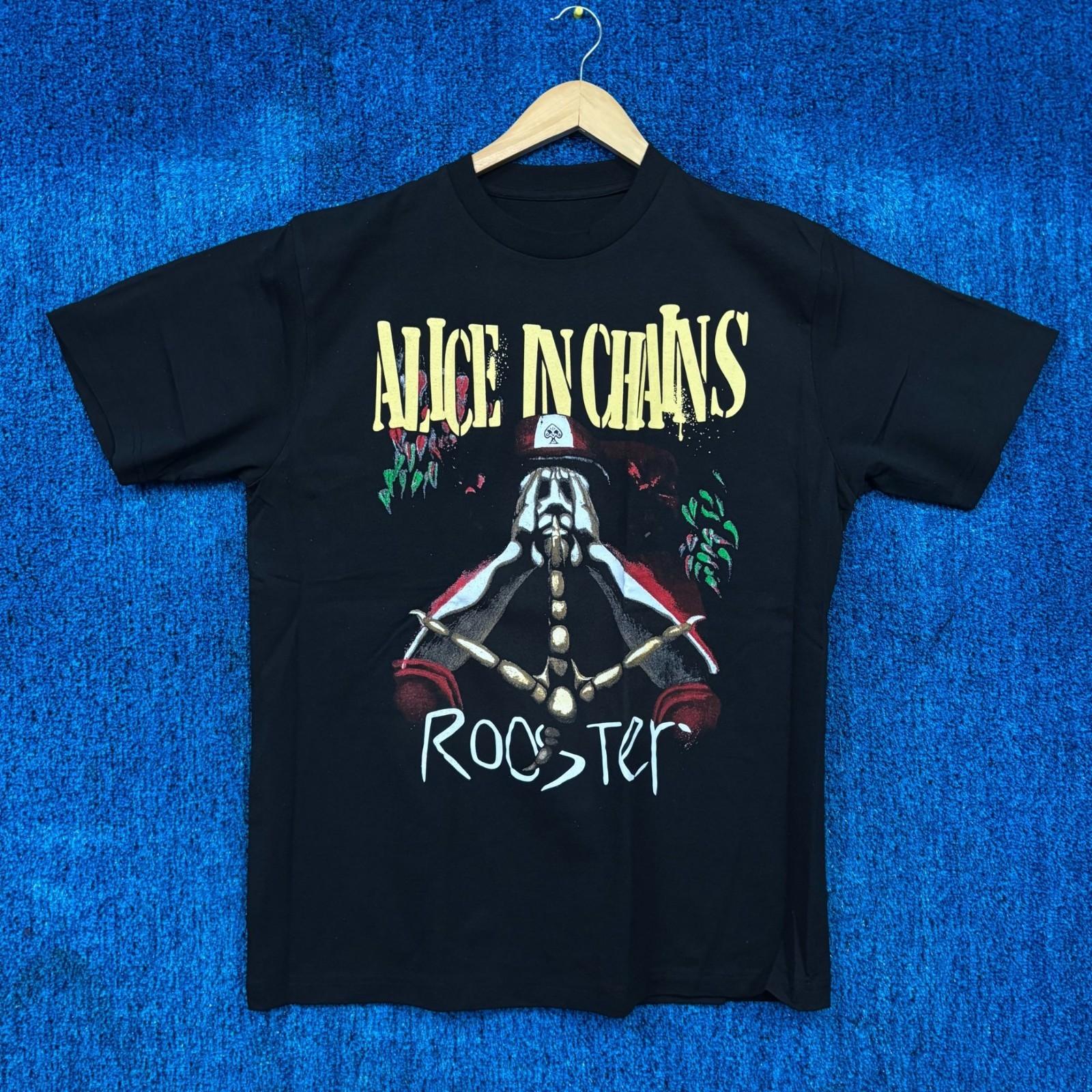 Alice In Chains Rooster Artwork Dirt Album Grunge Band Tee L Unisex T-Shirt S