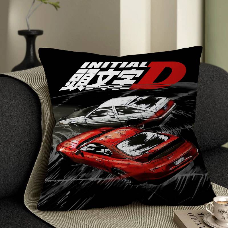 

IInitial D AE JDM CAR Personalized Pillow Cover Kids Bedroom Wild Party Decor Pillowcase kid Birthday shower Gift 30X30cm