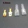 315Pcs Female Male Spade Crimp Terminals  Sleeve Wire Wrap Connector for 2.8mm 6.3mm 4.8mm