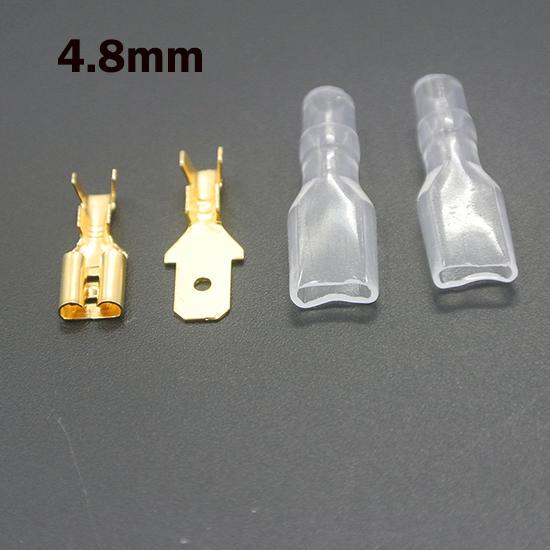 315Pcs Female Male Spade Crimp Terminals  Sleeve Wire Wrap Connector for 2.8mm 6.3mm 4.8mm