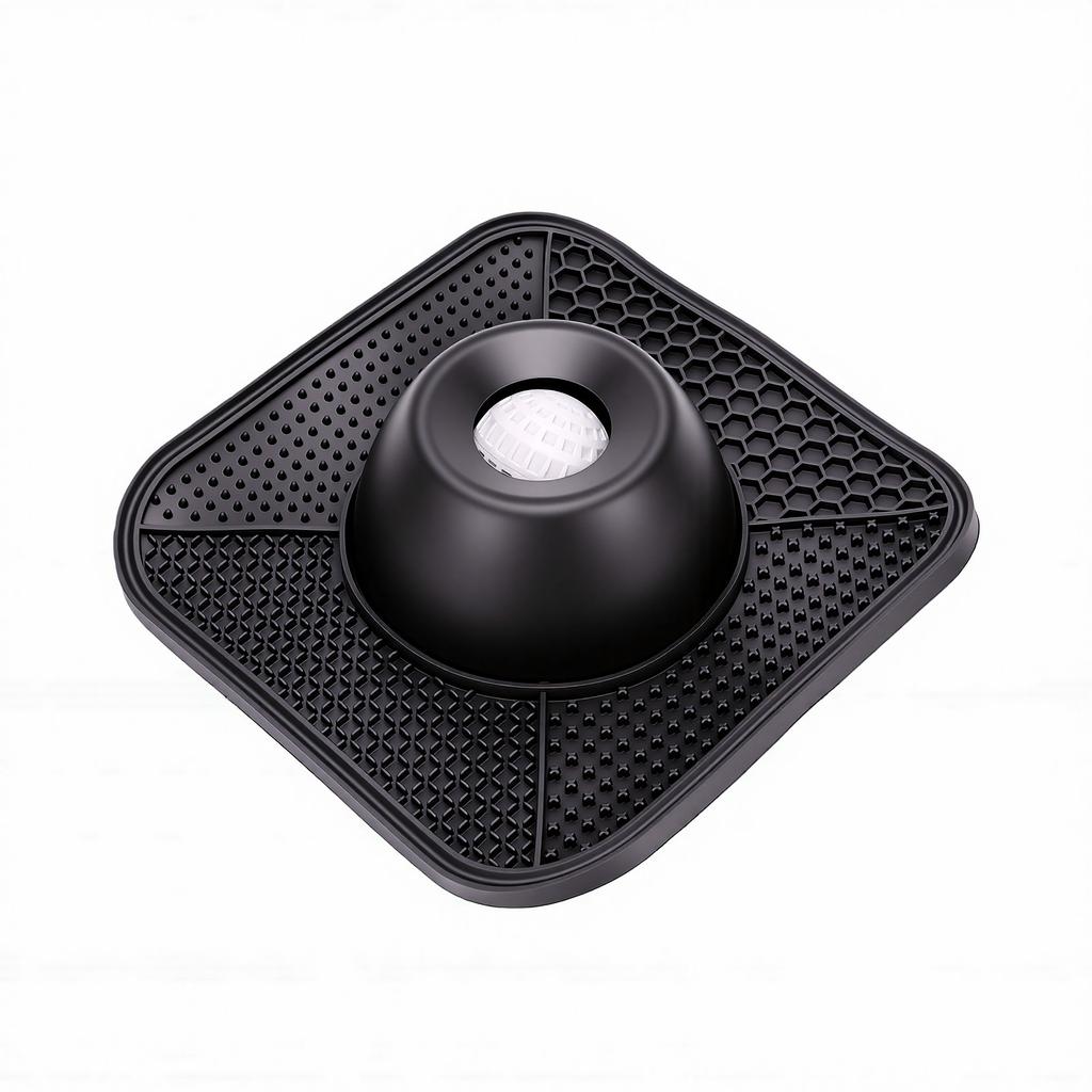 Dog Slow Feeder Bowl with Rolling Ball Interactive Anti Slip Dog Food Bowl for Liquid Yogurt Wet Food
