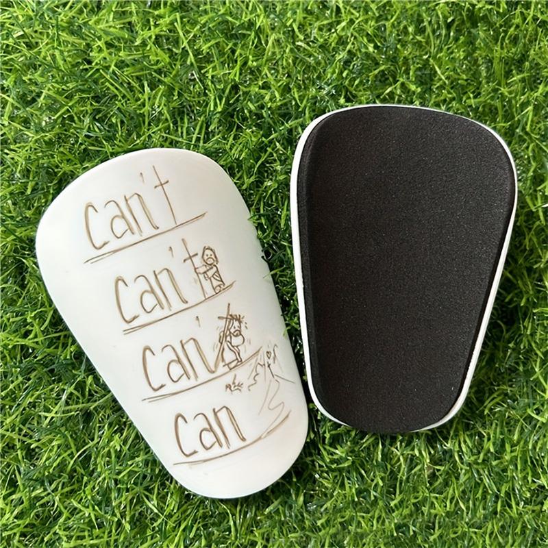 1 pereche de mini-tibie de fotbal, rezistente la uzură, cu absorbție a șocurilor, pentru picioare, ușoare, portabile, pentru antrenament de fotbal.